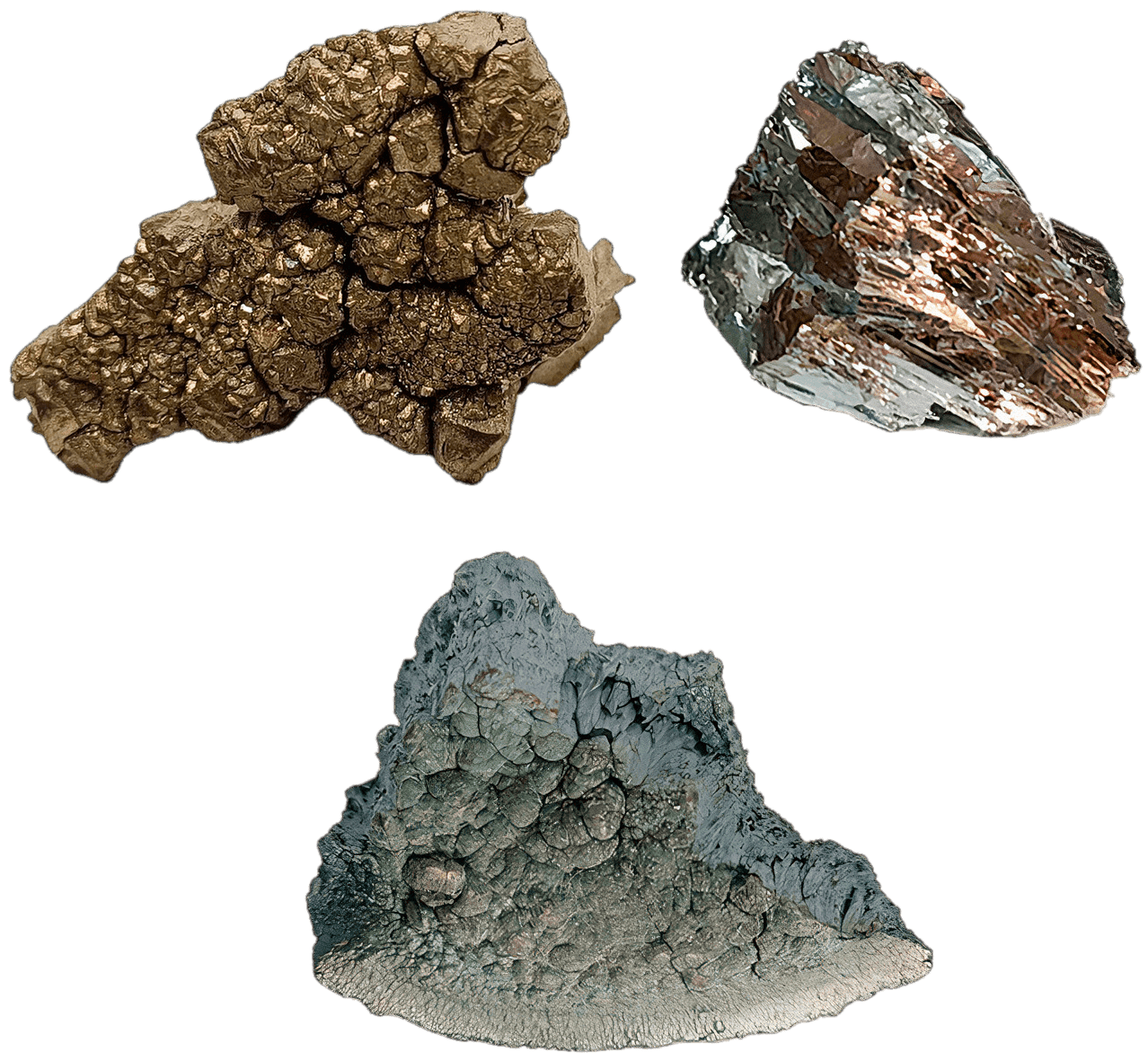 Strategic metals specimen set in case